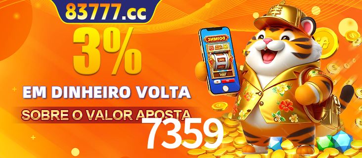 Promoção para baixar e instalar o aplicativo do cassino 7359. O banner oferece uma recompensa de R1aR1aR8, com a imagem de uma cobra sobre moedas de ouro.